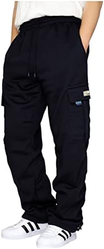 Egmoda Men's Jogger Sweatpante com bolsos, homens esportam calças de corrida de trabalho de trabalho leves esportivos atléticos