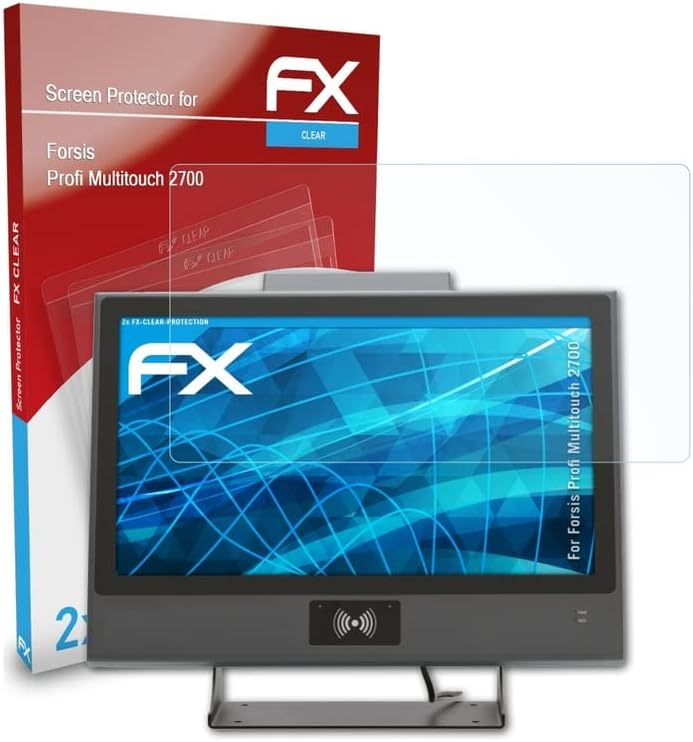 Atfolix Screen Protection Film Compatível com Forsis Profi Multitouch 2700 Protetor de tela, filme de proteção Ultra-Clear