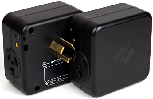 NeoCharge 24 amp Smart Splitter + NEMA 10-30p Secador para NEMA 14-50R EV Adaptador de carregador