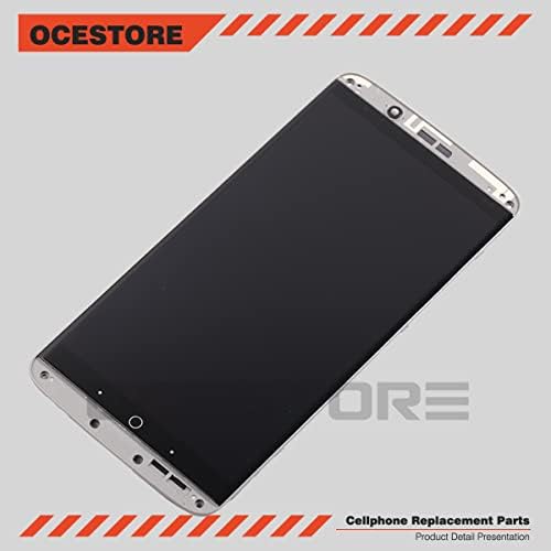 Substituição da estrutura da tela LCD do Ocestore para o axônio Z-T-E 7 A2017 A2017G A2017U A7G333 5,5 polegadas Frame LCD Display Touch Screen Digitalizador