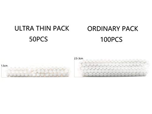 Ultra Fin Pack Bamboo Cotton Swab 600CT, super portátil para viagens 12 sacos de 50