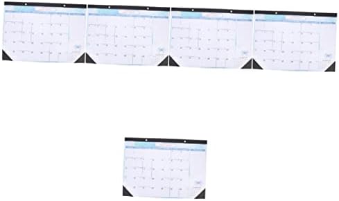 STOBOK 5PCS estilo adulto Impresso em dezembro Planejando para tornar o cronograma de Holiday Planner Planner Notepad Cronograma