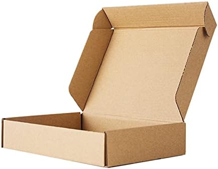 Caixas de transporte bluelãs Caixa de papelão corrugada marrom para postagem de compactação postagem, caixas de carteira