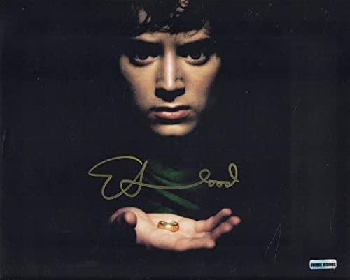 Elijah Wood como Frodo 10 em x 8 no Senhor dos Anéis Autograf SM