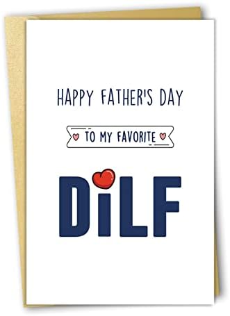 Presente do Dia dos Pais de Ojsensai para o marido, Cartão do Dia dos Pais Dilf, Dia dos Pais Felizes para meu Dilf