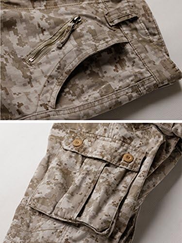 Calça de carga casica de calças de carga de cargo casica do exército militar do exército militar com 8 bolsos
