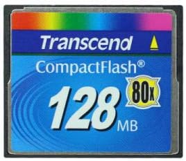 Transcend 128MB Compactflash Memory Card 128 MB Card de memória flash compacto CF Tipo I