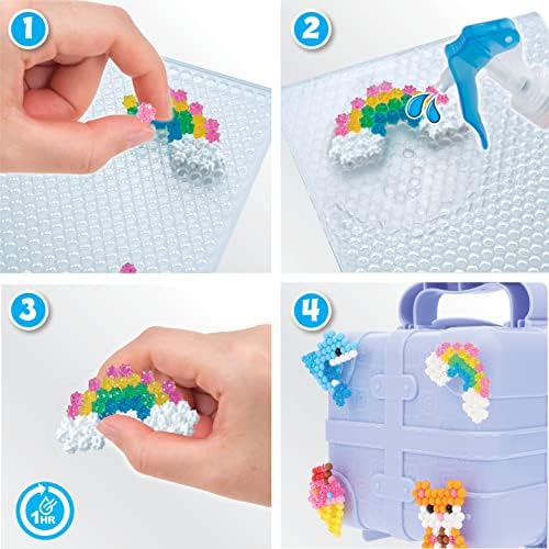 Aquabeads Mega Bead Trunk Reabil Pack, Kit de recarga de contas de artesanato e artesanato para crianças - mais de 3.000 contas incluídas