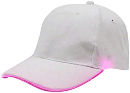 Capéu de festa Clube de beisebol Hip-Hop Capace iluminada LED Racks de chapéu de brilho ajustáveis ​​para tampas de beisebol