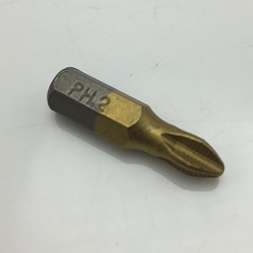 Chave de fenda Good 10pcs/conjunto de 1/4 ph2 titânio com chave de fenda magnética Bits S2 Alta liga conveniente