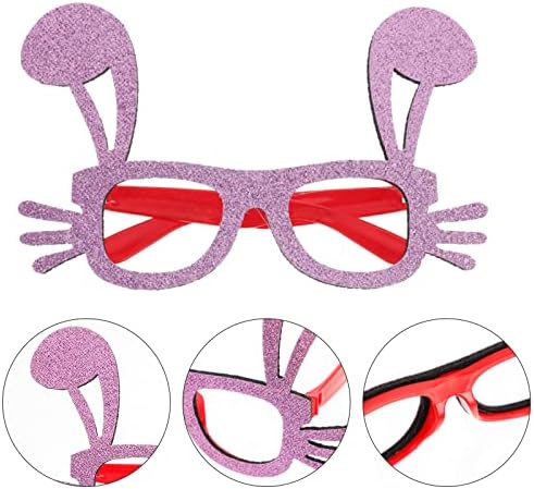 Galpada Easter Bunny Ear óculos Party Rabbit Ear óculos Festival Bunny Glasses Gifts