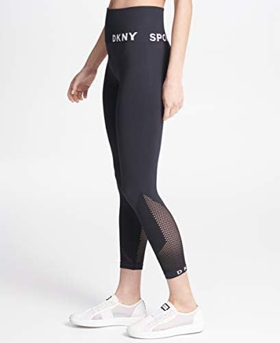 DKNY Women's Tummy Control Workout Yoga Leggings