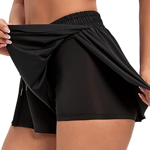 ZZLYMINI RANGE SCORTS PARA MULHERES COM POLOS DE CAPOS HIGH SATLETIVOS ATHLETIC Sports Skorts Workout Gym Yoga Sports