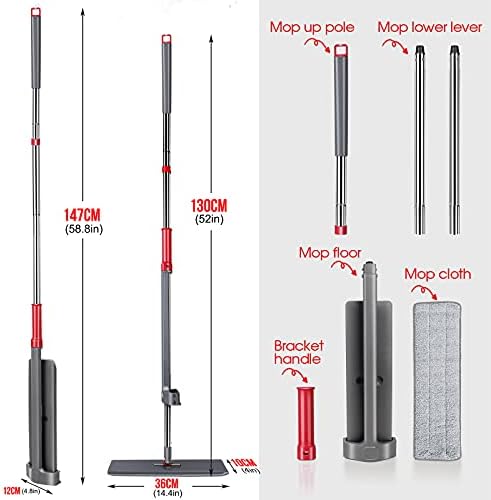 Masthome Auto -torrendo o pano de limpeza de microfibra de embalagem, esfregações de microfibra com 6 almofadas laváveis,