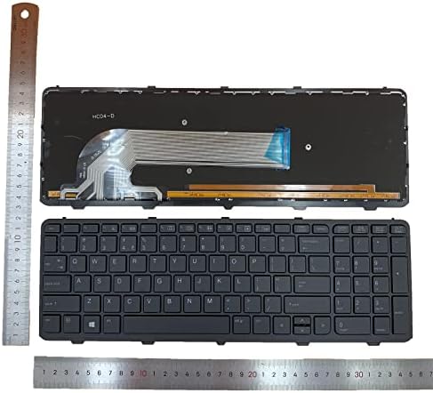 Layout dos EUA de substituição de laptop com o teclado da luz de fundo para HP Probok 450 G0 450 G1 470 455 G1 450-G1 450