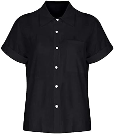 Camisetas de grandes dimensões para mulheres tops moda botão sólido camisa sólida fêmea em ves de camisetas soltas feminino