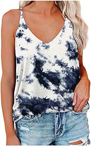 Tops de verão femininos, tampas de pescoço feminino Tamas de pescoço casual Strap Cami Summer Summer Sexy Camisetas sem mangas