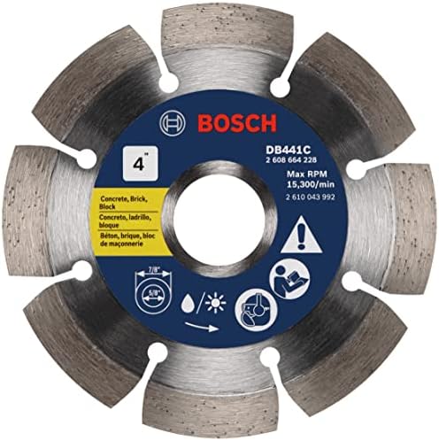 Bosch DB441C Premium segmentou Diamond Circular Saw Blade, 4 polegadas