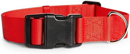 Youly Red Ajustable Dog Collar, pequeno, pacote de 2