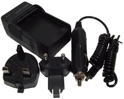 INOV8 Sony NP-FC11 / NP-FC10 Carregador de bateria de viagem com adaptador de 12V no carro