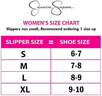 Jessica Simpson Fyfy Faux Fur House Slipper Scuff Memory Slip Slip na sola anti-esquisita