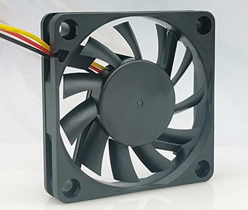 Para F6010B12HS 12V 0,19A 60x60x10mm Fan de resfriamento de 3 fios