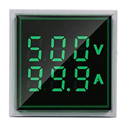 Szliyands Corrente CA e indicador de tensão com exibição de dois dígitos, monitor de instrumentos de medição multifuncional