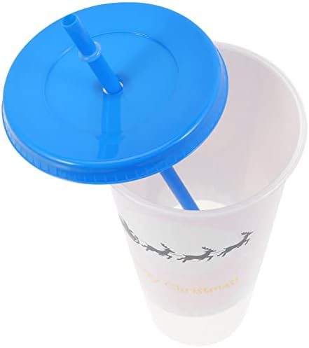 Cabilock reutilizável gelo multifunção fofa colorido talhas de smoothie slows tea suco de chá tema plástico com suprimentos bebidas