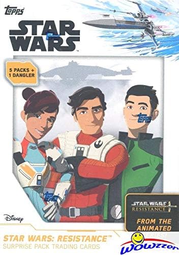 2019 Topps Star Wars: Caixa de blaster selada em fábrica de resistência com bônus Dangler! Da série animada! Inclui 30 cartões!