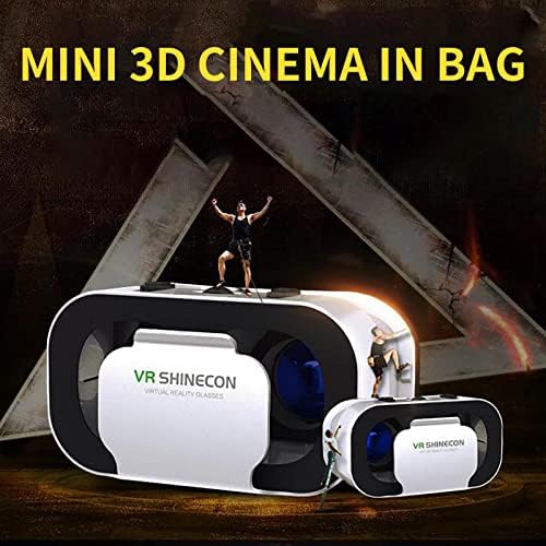 VR DIGITAL GLITES, óculos 3D Headset de realidade virtual, com efeito de cinema de tela gigante, suporta miopia abaixo de 400 graus,