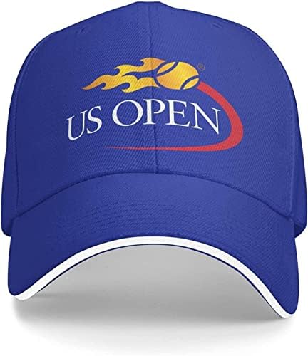 US Open Tennis Sandwich Cap Unissex Classic Baseball Capunisex Casquette ajustável Hat de pai