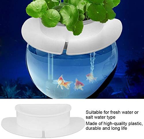 Filtro de planta de Yosooo, placa de filtro ecológico da planta silencioso tanque de água Filtro de água Acessórios de aquário, 14 x