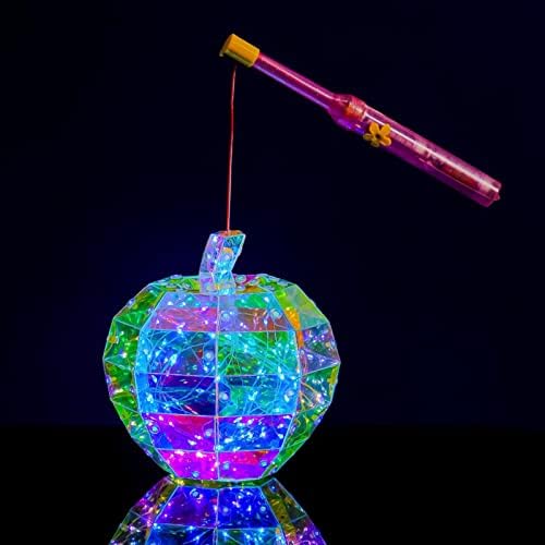 Decorações de eventos As luzes noturnas de Natal decoram a mão da mão de festa de fruta de natal Caixa de festa de natal