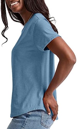 Hanes Originals Tri-Blend, camiseta leve para mulheres, ajuste descontraído