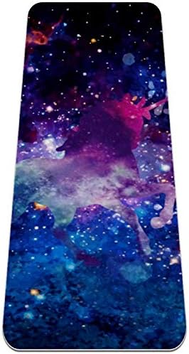 Siebzeh Unicorn Galaxy Starry Sky Fancy Premium grossa de ioga espessa MAT ECO AMPLICAÇÃO DE RORBO