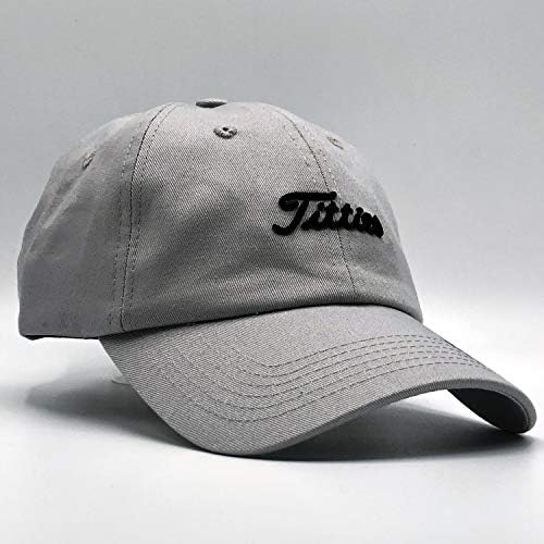 Tities clássicos Tampa de chapéu de pai com tira ajustável - Ótimo para golfistas e também festas de solteiro
