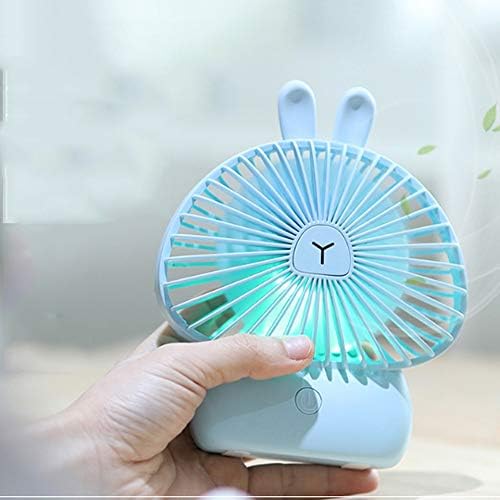 Yczdg desenho animado de mão mini ventilador silencioso pequeno ventilador de mesa, mini portátil usb resfriamento mudo ventilador