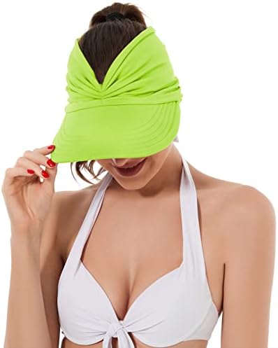 Chapéus de sol do sol para mulheres de proteção UV larga solar chapéus viseiras para mulheres chapéus de praia de verão compactáveis