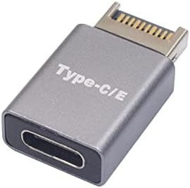 DUTTEK USB C Adaptador do painel frontal, 10 Gbps Tipo E ao Conversor Adaptador USB C, Alta velocidade 3.1 USB tipo-E