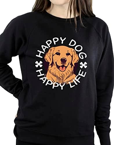 Absolute Cult Pets Feliz Cão Feliz Life Happy Life Sweatshirt