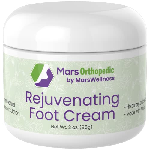Marte Ortopédico Rejuvenescendo Creme para pés rachados seco, diabética e dor - Fete de reeu de pés de ação rápida natural Creme