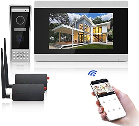 XDCHLK 7 polegadas Tela de toque IP Video Intercom para Villa com Mini Receiver, Suporte Desbloqueio de telefone remoto