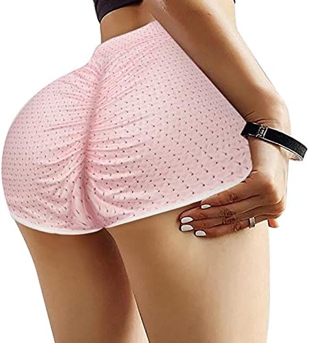 Butt Highting Yoga Shorts para mulheres Tommes de cintura High Control Hot Pants Hott