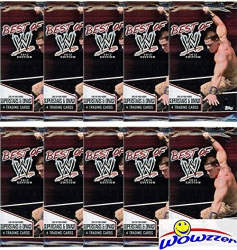 2013 Topps Best Of WWE Wrestling Factory selado com 40 cartões! Procure Jon Cena, Roman Reigns, Mick Foley e muito mais!
