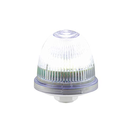 Federal Signal LP22LED-012-024C Substituição de luz LED de baixo perfil, com vários padrões, descarga ou montagem de tubo, 12-24VAC/DC, Limpo