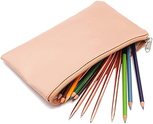 Bolsa de ouro rosa de Juvale para canetas, maquiagem, acessórios
