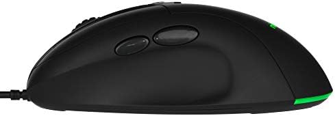 Nixeus Revel Fit Ergonomic Gaming Mouse PMW 3360, Breationized Black - PC, Mac