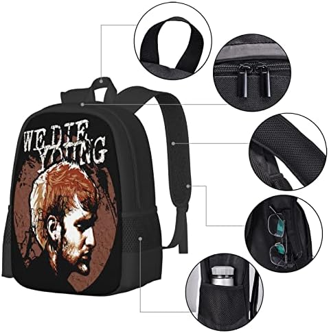 Vvhuda Layne Singer Staley Backpack Bag Saco de Viagem de Moda Livro de Viagem Print Classic Print For Mans com Bolsos laterais