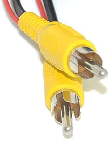 16/06/15/20 METROS RCA Video Cable com linha de alimentação para estacionamento de carro traseiro Vista traseira Câmera de conexão