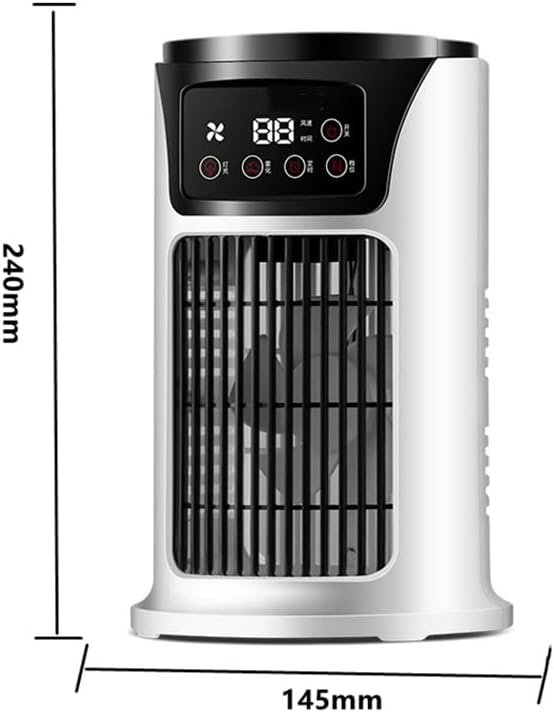 Quesheng Mini Air Condicionador Armador de Armador de Armolador de Água Portátil Fan de resfriamento de água de água Purificador
